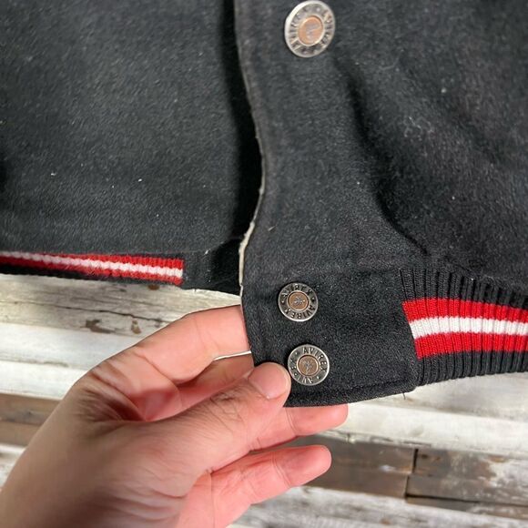 Vintage Avirex Wool Reversible Bomber Jacket - Picture 11 of 16